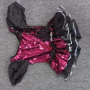 Pink Sequin Dance Costume 13574